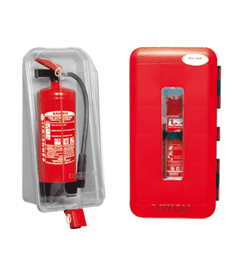 Bavaria fire extinguisher protective cabinet