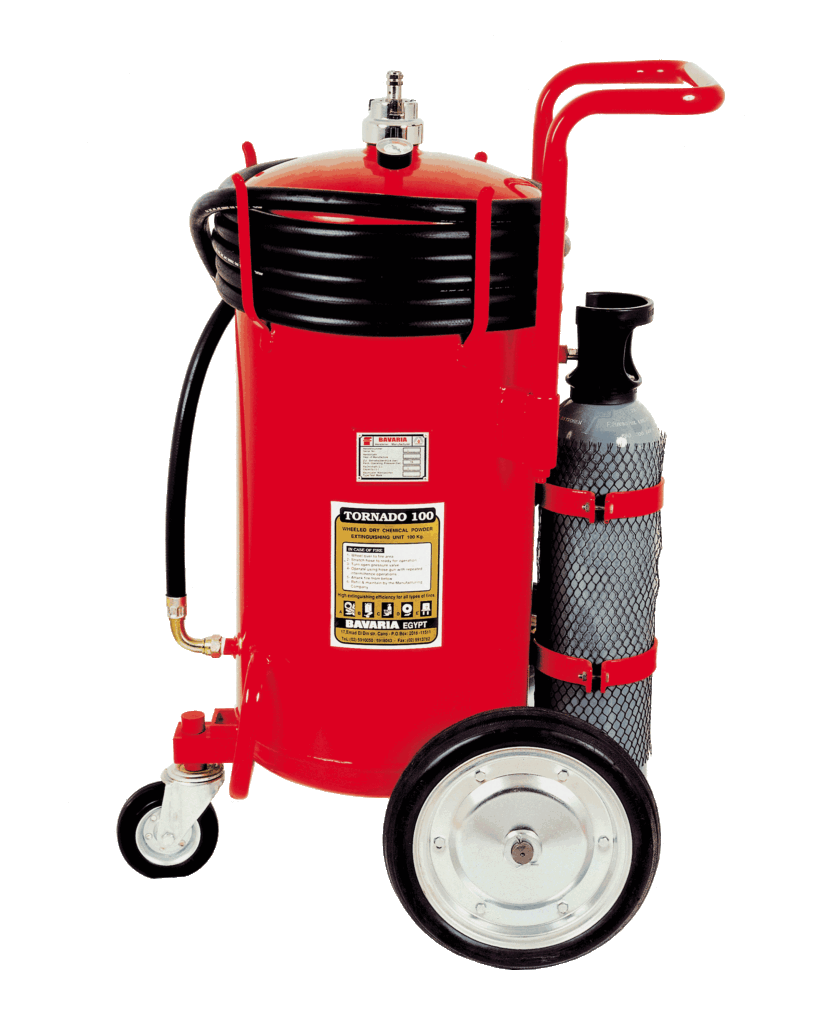 Bavaria Tornado 100KG dry powder fire extinguisher