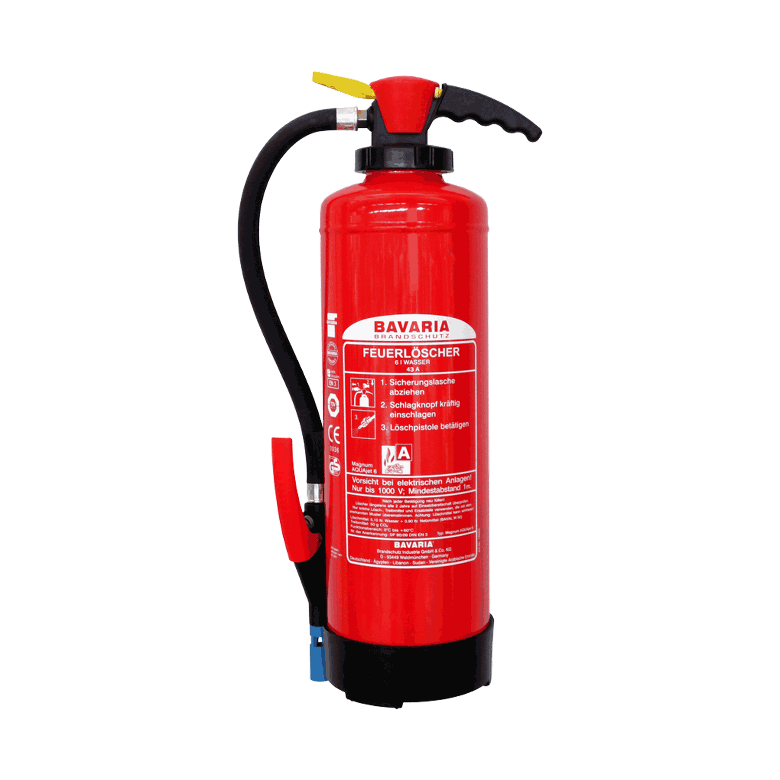 Bavaria Aqua Jet 9KG AFFF Foam Fire Extinguisher