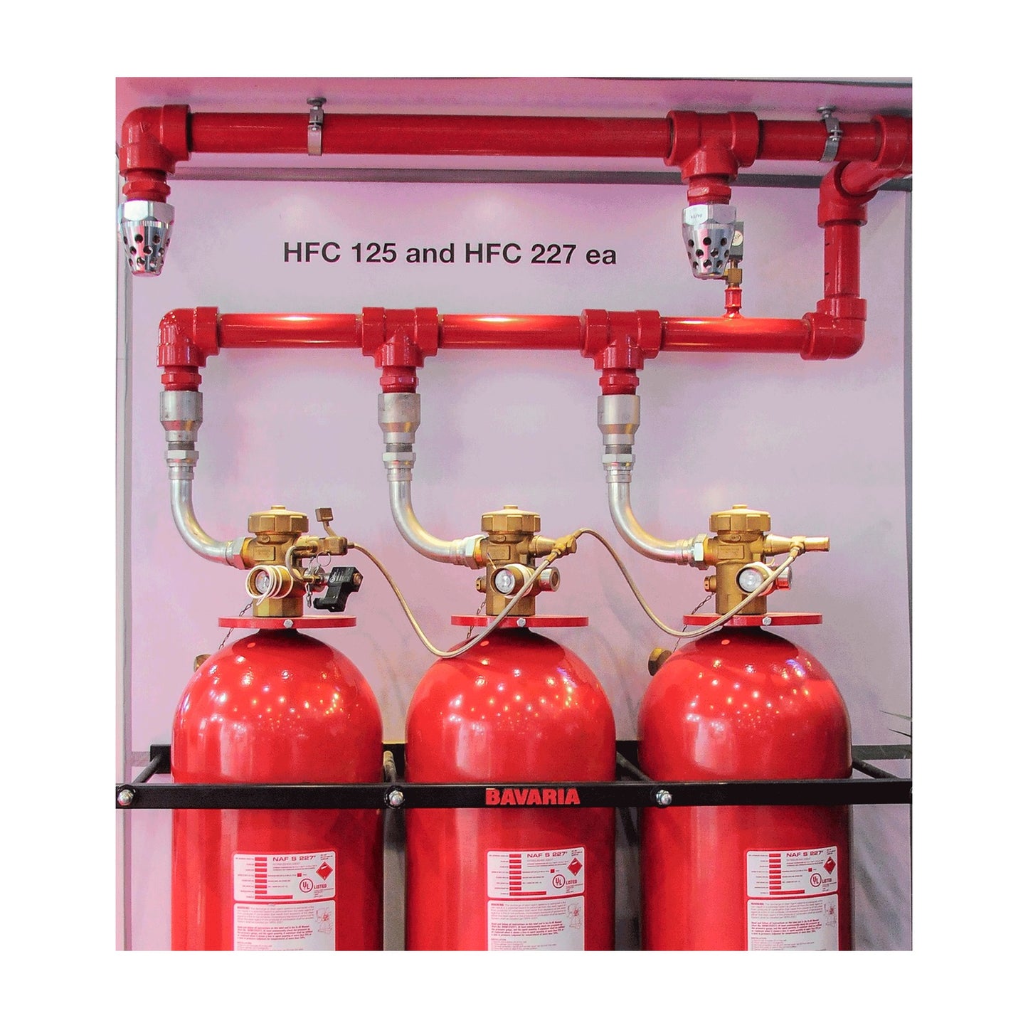 Bavaria Total Flooding 45KG FM200 Fire Suppression System