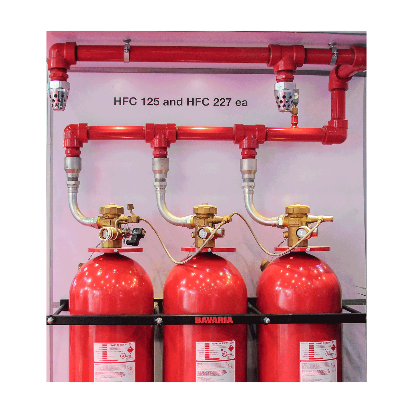 Bavaria Total Flooding 45KG FM200 Fire Suppression System