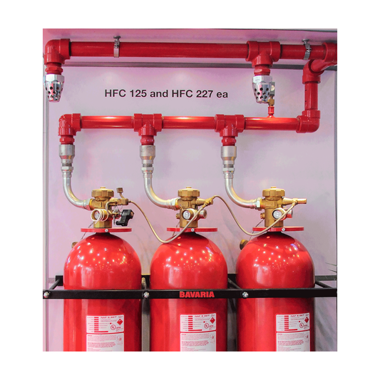 Bavaria Total Flooding 45KG FM200 Fire Suppression System