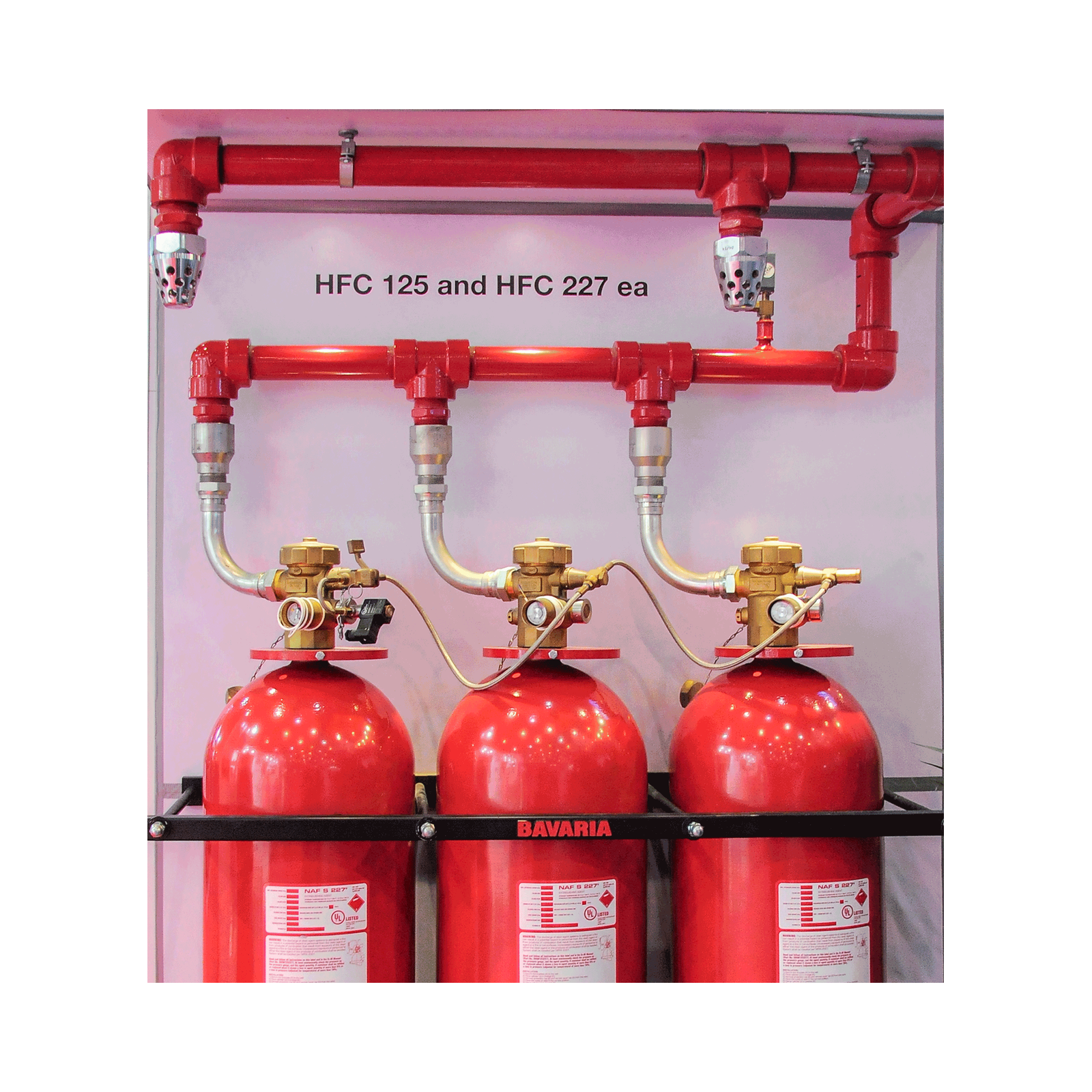 Bavaria Total Flooding 45KG FM200 Fire Suppression System