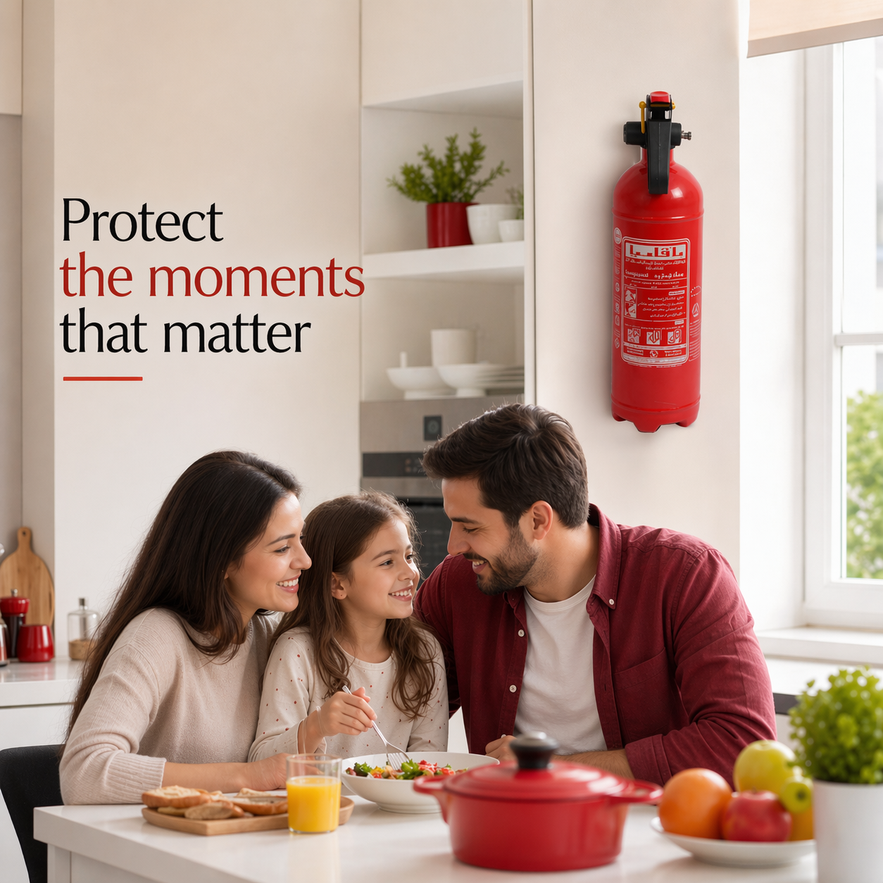 Vanguard 2KG kitchen safety lifestyle image